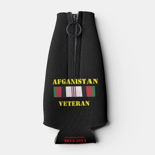AFGANISTAN VETERAN FLASCHENKÜHLER (Rückseite)