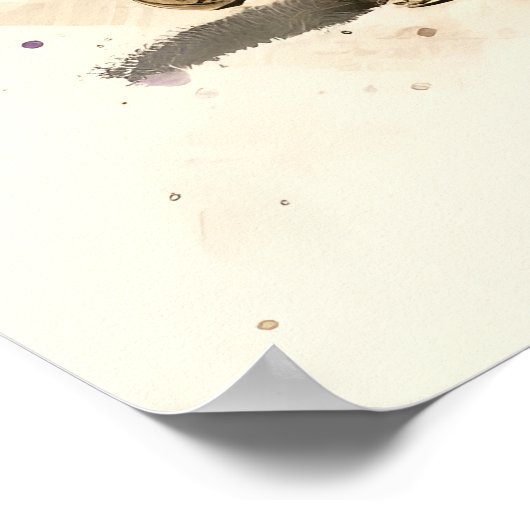 Afghan Athan Dance Poster (Ecke)