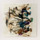 Afghan Athan Dance Puzzle (Horizontal)