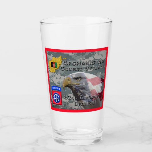"Afghan Combat Veteran" - 82. Im Flugzeug Abteilun Glas (Vorderseite)