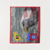 "Afghan Combat Veteran" - 82. Im Flugzeug Abteilun Wandteppich (Vorderseite)