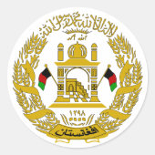 Afghan Emblem Sticker (Vorderseite)