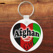 Afghan Girl Schlüsselanhänger (Vorderseite)