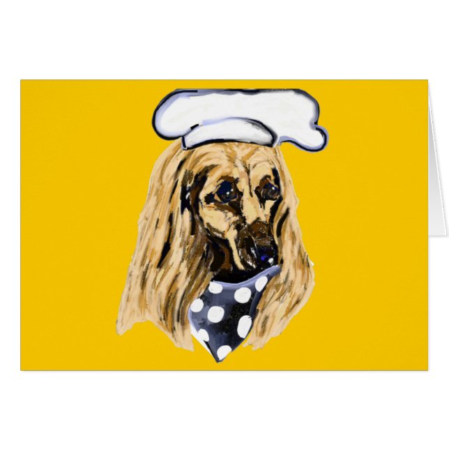 AFGHAN HOUND (Vorderseite (Horizontal))