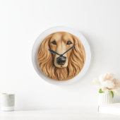 Afghan Hound 3D Inspiriert Große Wanduhr (Zuhause)