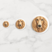 Afghan Hound 3D Inspiriert Konfetti (Rückseiten)
