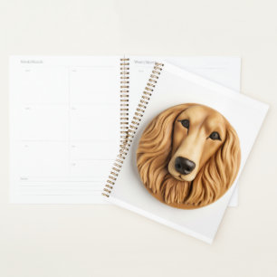 Afghan Hound 3D Inspiriert Planer