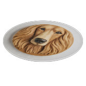 Afghan Hound 3D Inspiriert Schneidebrett (Ecke)