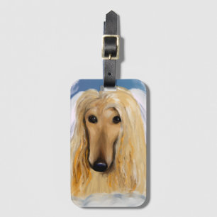 Afghan Hound Angel Gepäckanhänger