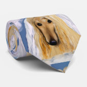 Afghan Hound Angel Krawatte (Gerollt)
