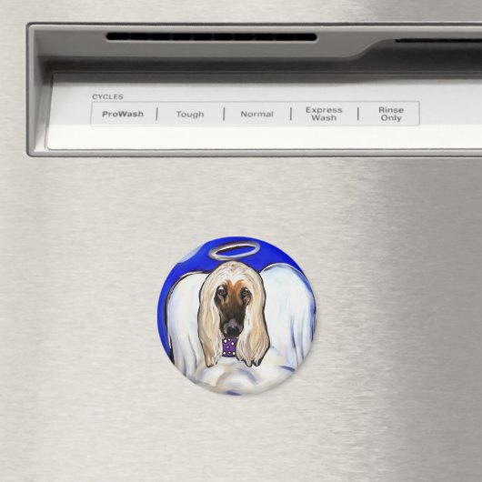Afghan Hound Angel Magnet (In Situ (Geschirrspüler))
