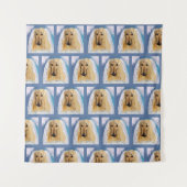 Afghan Hound Angel Wandteppich (Vorderseite)