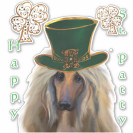 AFGHAN HOUND AUFKLEBER