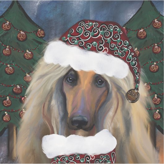 AFGHAN HOUND AUFKLEBER (Vorderseite)