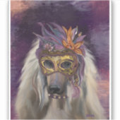 AFGHAN HOUND AUFKLEBER (Vorderseite)