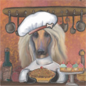 AFGHAN HOUND AUFKLEBER (Vorderseite)