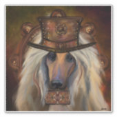 AFGHAN HOUND AUFKLEBER (Vorderseite)