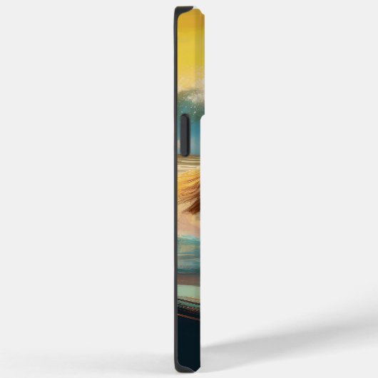 Afghan Hound Beach Surfmalerei Case-Mate iPhone Hülle (Rückseite / Rechts)