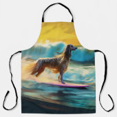 Afghan Hound Beach Surfmalerei Schürze (Vorderseite)
