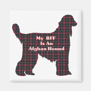 AFGHAN HOUND BESTE FREUNDIN MAGNET