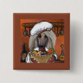 Afghan Hound Button (Vorderseite)
