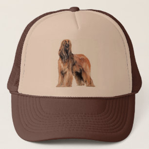 Afghan Hound Cap Truckerkappe