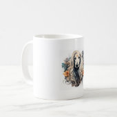 Afghan Hound Classic T - Shirt Kaffeetasse (Vorderseite Links)