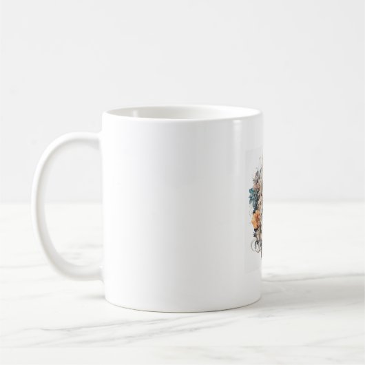 Afghan Hound Classic T - Shirt Kaffeetasse (Links)