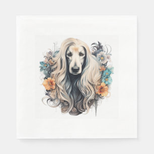 Afghan Hound Classic T - Shirt Serviette