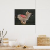 Afghan Hound Coursing Reproduction Poster Art (Küche)