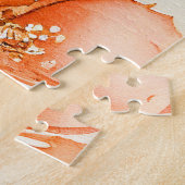 Afghan Hound Dog and Peach Lilies Puzzle (Seite)