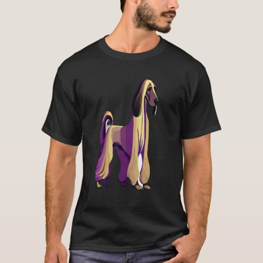 Afghan Hound dog breeds quotes Family Outfit T-Shirt (Vorderseite)