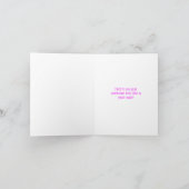 Afghan Hound Dog Funny Geburtstag Karte (Innenseite)