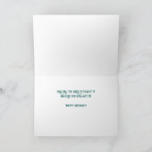 Afghan Hound Dog reBARKable Funny Birthday Karte (Innenseite)