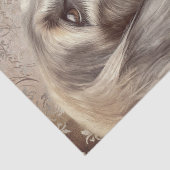 Afghan Hound Dog Seidenpapier (Detail)