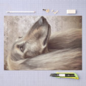 Afghan Hound Dog Seidenpapier (Handwerk)