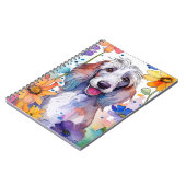Afghan Hound Dog Spiral Notebook Notizblock (Linke Seite)