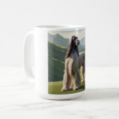 Afghan Hound Elegant Breed Coffee Tasse (Vorderseite Links)
