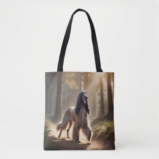Afghan Hound Elegante Tasche (Vorderseite)