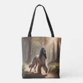 Afghan Hound Elegante Tasche (Rückseite)