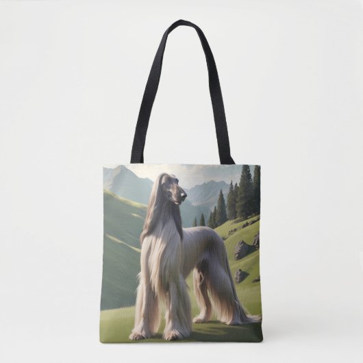 Afghan Hound Elegante Tasche (Vorderseite)