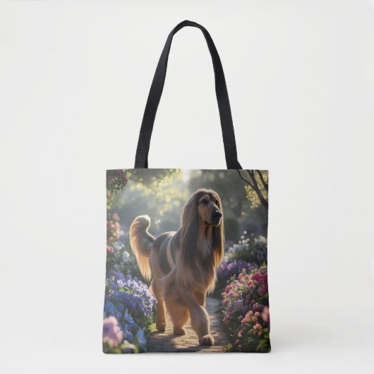Afghan Hound Elegante Tasche (Vorderseite)