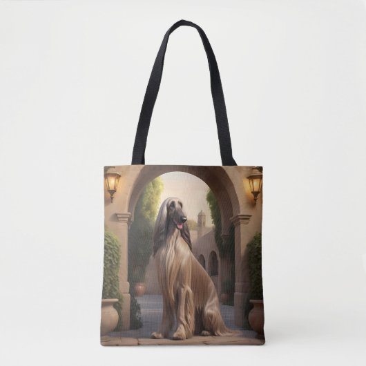Afghan Hound Elegante Tasche (Vorderseite)