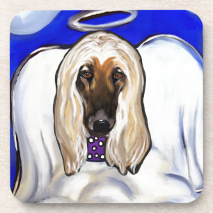 Afghan Hound Engel Getränkeuntersetzer