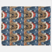 AFGHAN HOUND FLEECEDECKE (Vorderseite (Horizontal))