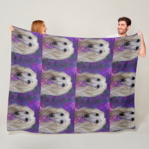 AFGHAN HOUND FLEECEDECKE