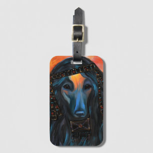 Afghan Hound Gepäckanhänger