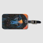 Afghan Hound Gepäckanhänger (Vorderseite (Horizontal))