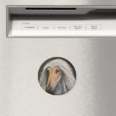 Afghan Hound-Geschenk Magnet (In Situ (Geschirrspüler))