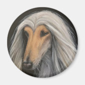 Afghan Hound-Geschenk Magnet (Vorne)